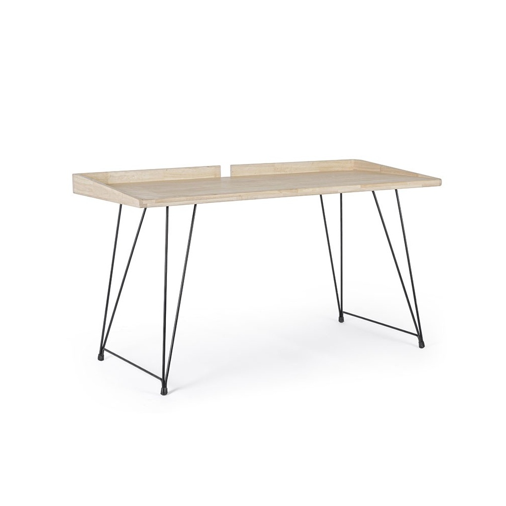 Writing Desk in rubber wood - Liam
