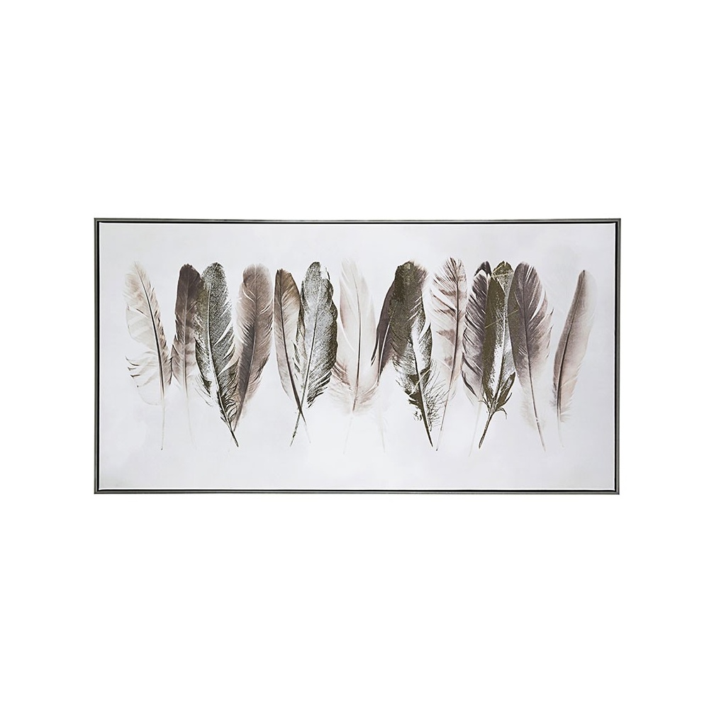 Oil painting with feathers - Fly