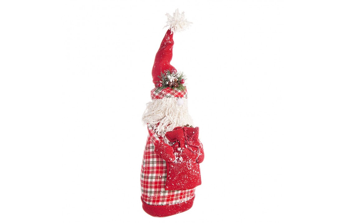 Santa Claus in plaid fabric - Alfred