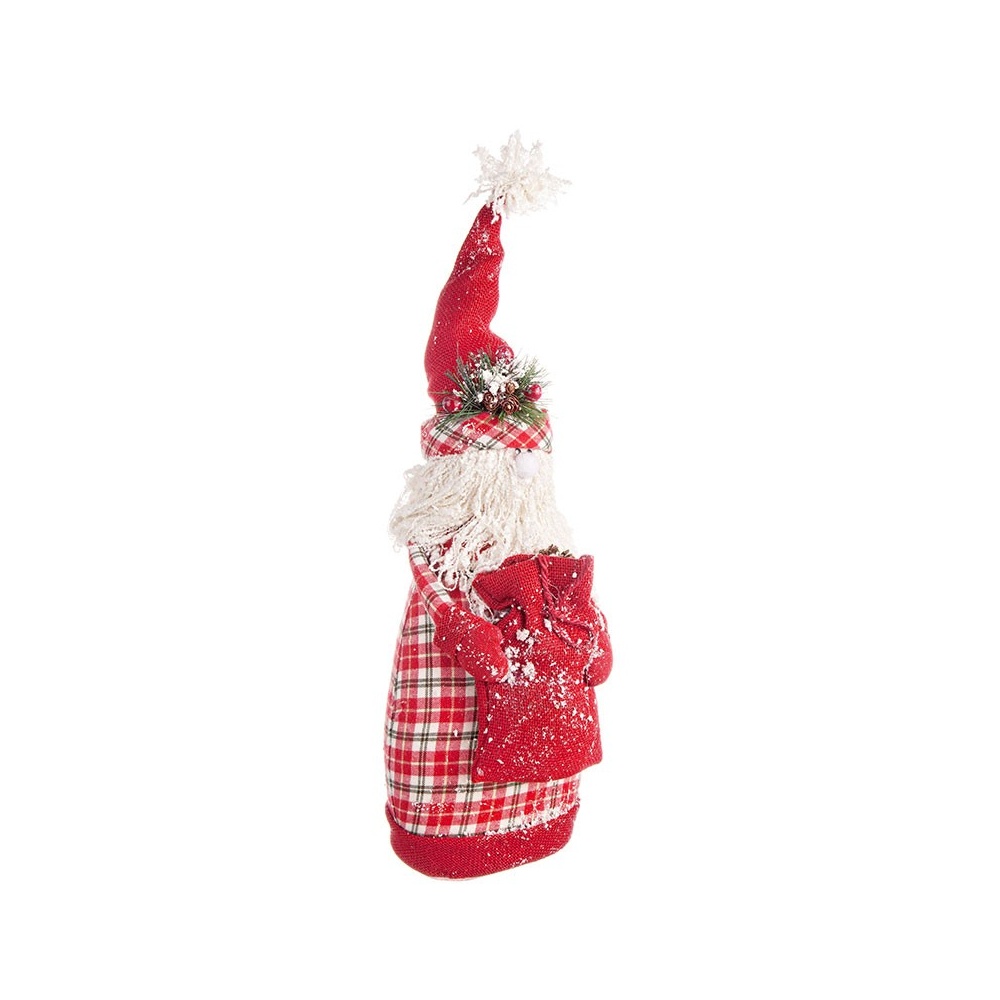 Santa Claus in plaid fabric - Alfred