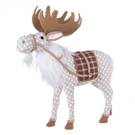 Christmas elk in fabric - Thyme