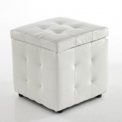 Pouf contenitore in similpelle - Serge