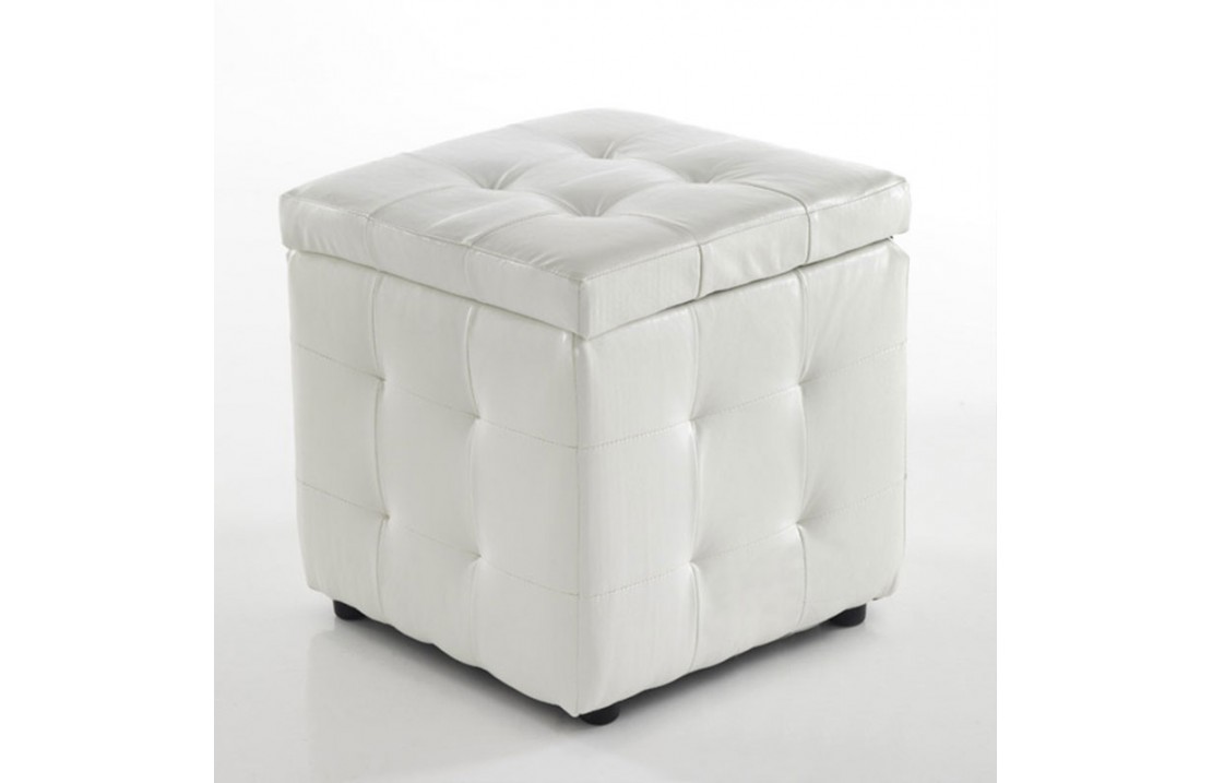Pouf contenitore in similpelle - Serge
