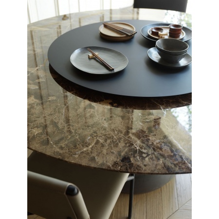 Round table with marble top - Barbara