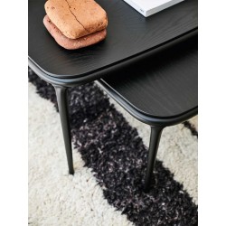 Tavolino da caffè con piano in legno/ceramica - Lea