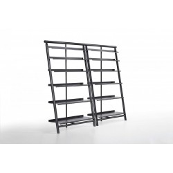 copy of Modular bookcase with glass shelves - Siena