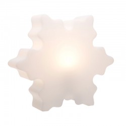 Bright Christmas Snowflake E27, Led or Solar Energy - Crystal
