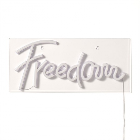 Luce Neon led con scritta Freedom - Libertà
