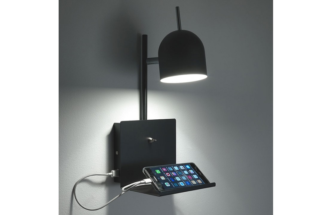 Lampada Abat Jour con presa USB per Smartphone - Perry