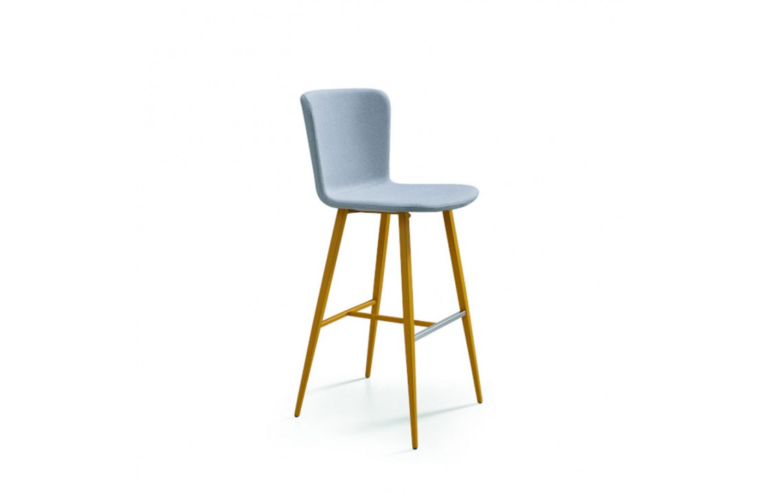 Padded stool H. 65/75 cm - Calla