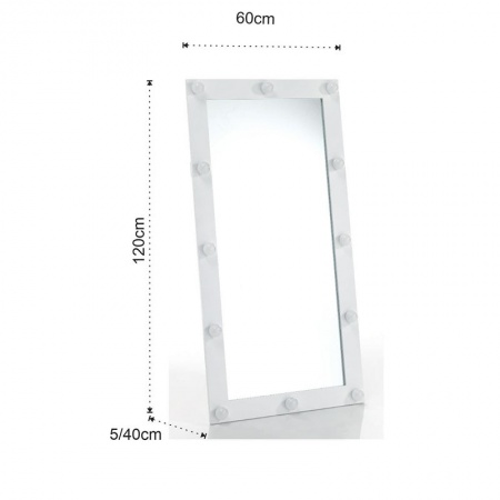 Mirror with LED light - Rimmel