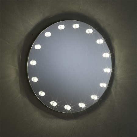 Specchio tondo con luci Led integrate - Vanity