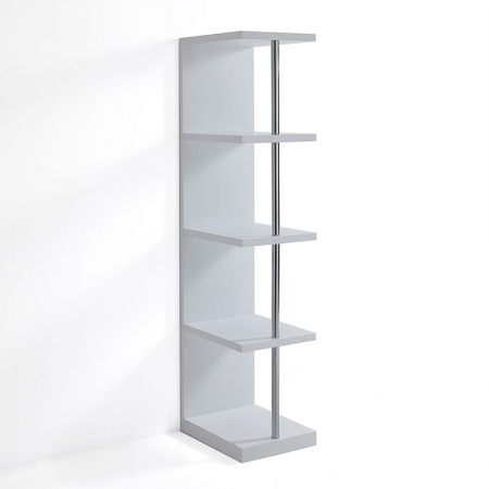 Bookcase in white lacquered - Elle