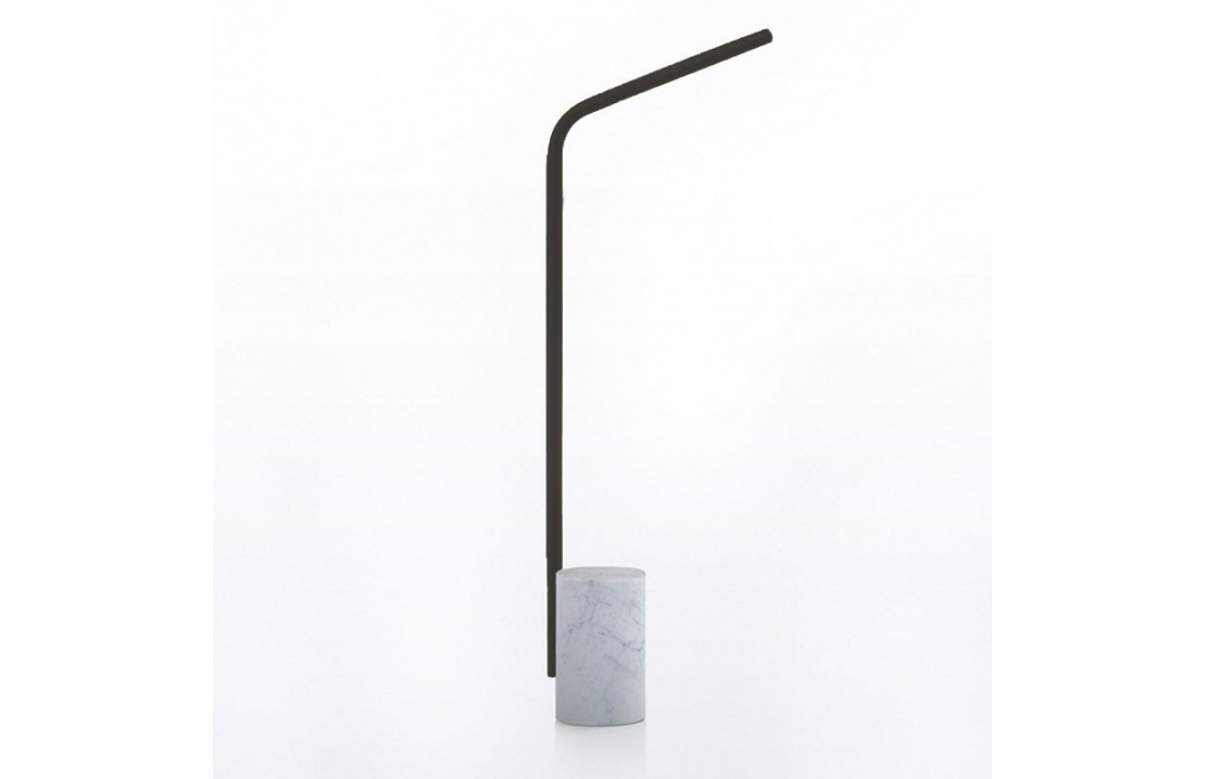 Floor lamp with concrete base / marble - Aurora
