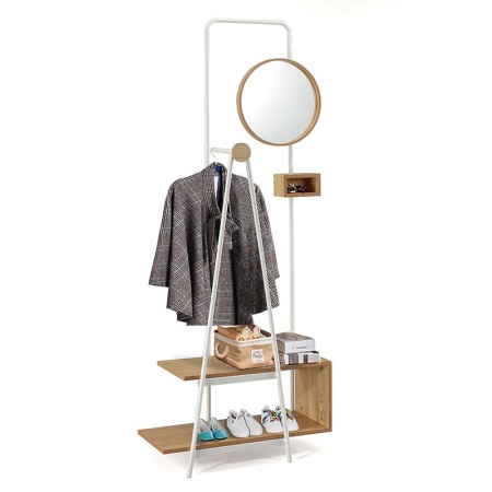 Hallway unit with mirror and coat hanger - Jack