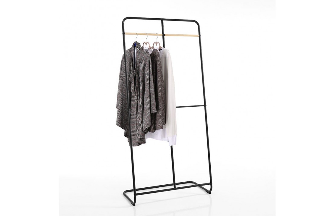 Stand clothes hangers in black steel - Zanzibar