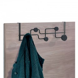 Door clothes hangers in black steel - Adam