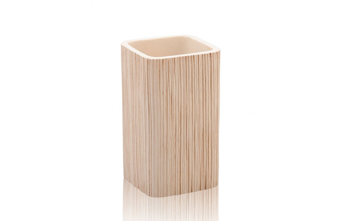 Wood Effect Toothbrush Holder - Jerry