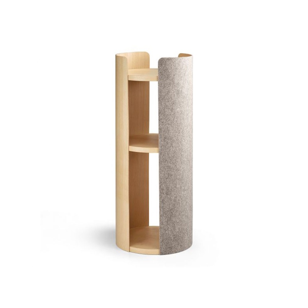 Scratching post for cat in wood and felt - Torre