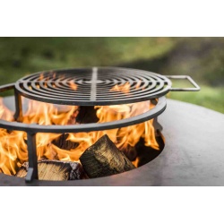 Barbecue in Corten or Painted Black Steel - Piatto