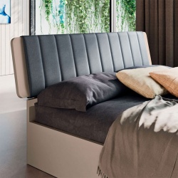 Double Bed in Wood with Storage - Dofia 02
