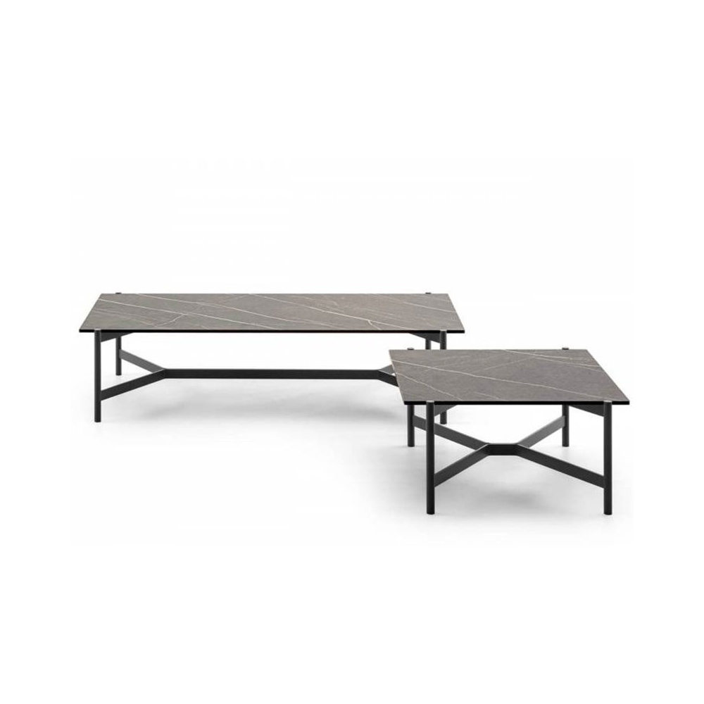 Tavolino da Salotto in Metallo di Design - Bridge