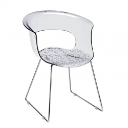 Transparent Polycarbonate Chair - Miss B