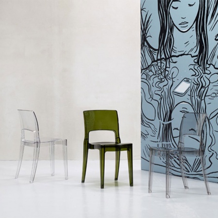 Transparent Plastic Chair - Isy