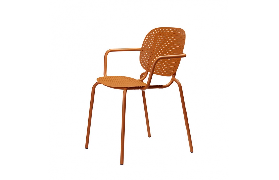Outdoor Chair with Armrests - Si Si Dots