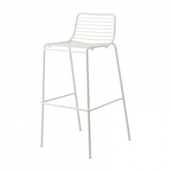 High Stool with Backrest for Outdoor - Summer