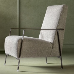 Design Armchair with Armrests - Angy