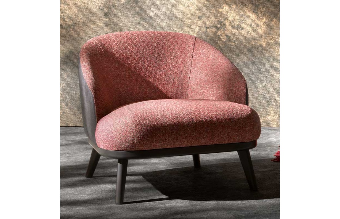 Modern Upholstered Fabric Armchair - Donder