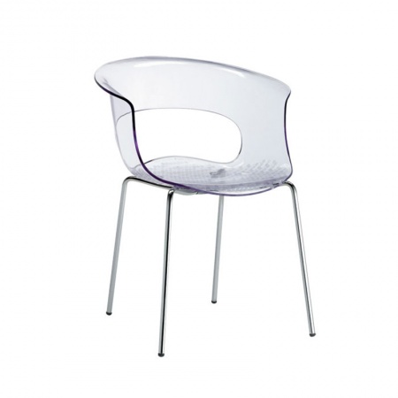 Transparent Plastic Chair - Miss B