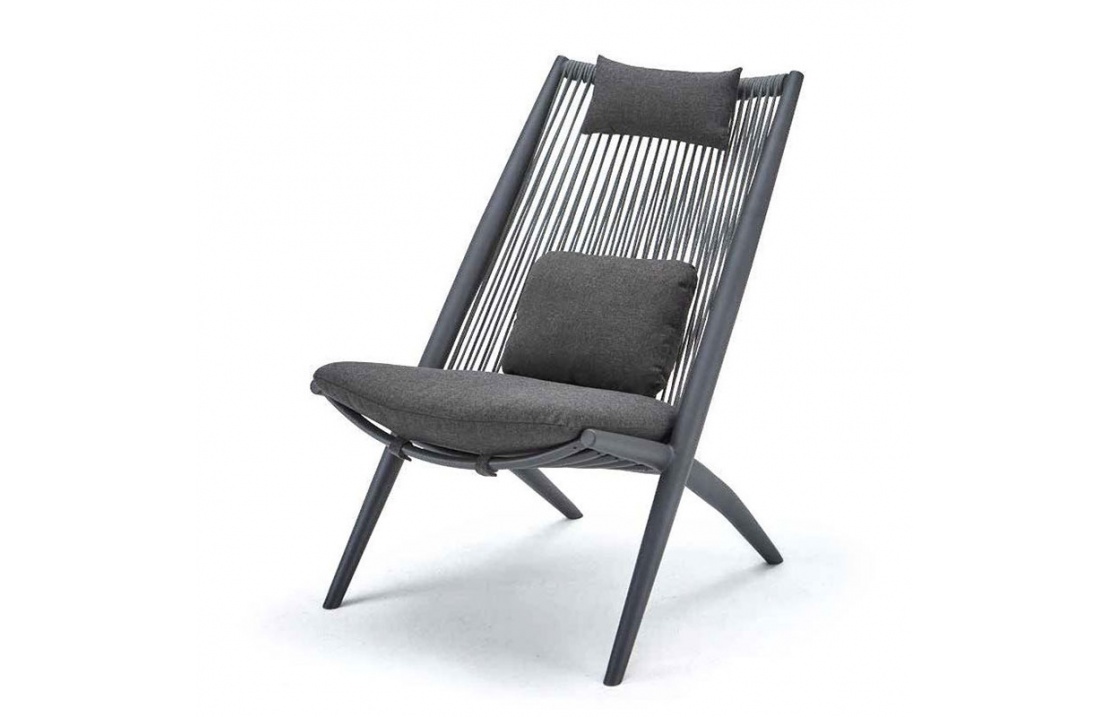 Outdoor Deck Chair in rope - Bahza
