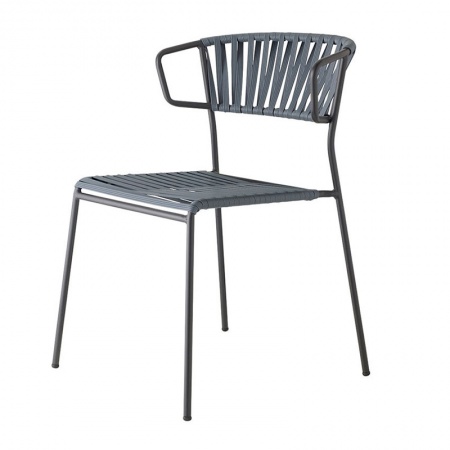 Stackable Outdoor Chair in rope - Lisa Club