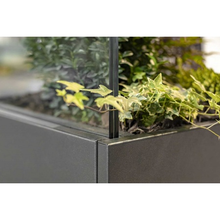 Modular planter predisposed for glass - Cristal