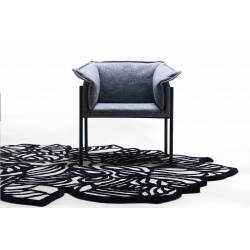 Design Armchair in Fabric - Carmen