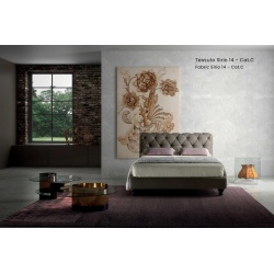 Double Bed Upholstered Headboard - King