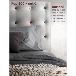 Double Bed Upholstered Headboard - Point Lift