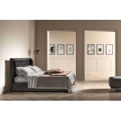 Samoa Gem Bed with Design Headboard and with or without Storage