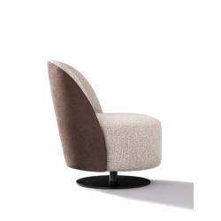 Modern Design Armchair in Fabric - Ebe