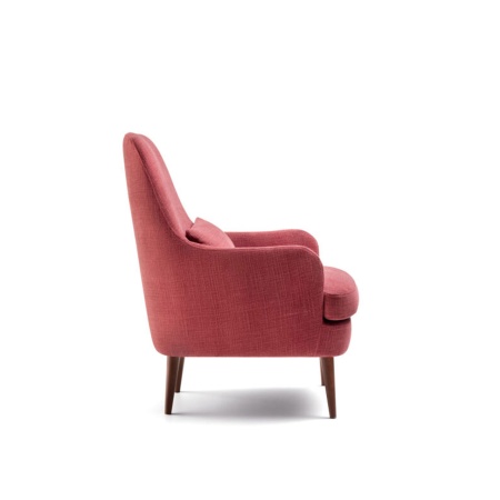 Upholstered High-Back Armchair - Gemma