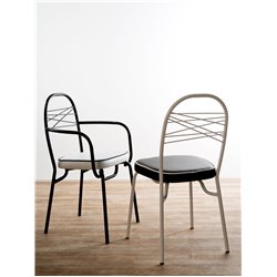 Stackable padded chair - Caipirinha