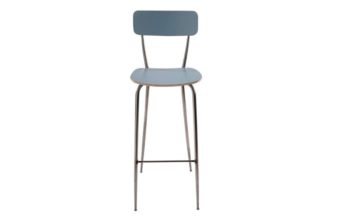 Stool in iron and wood - Olivia