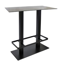 Table base 2 columns with footrest H.110 cm - Spritz