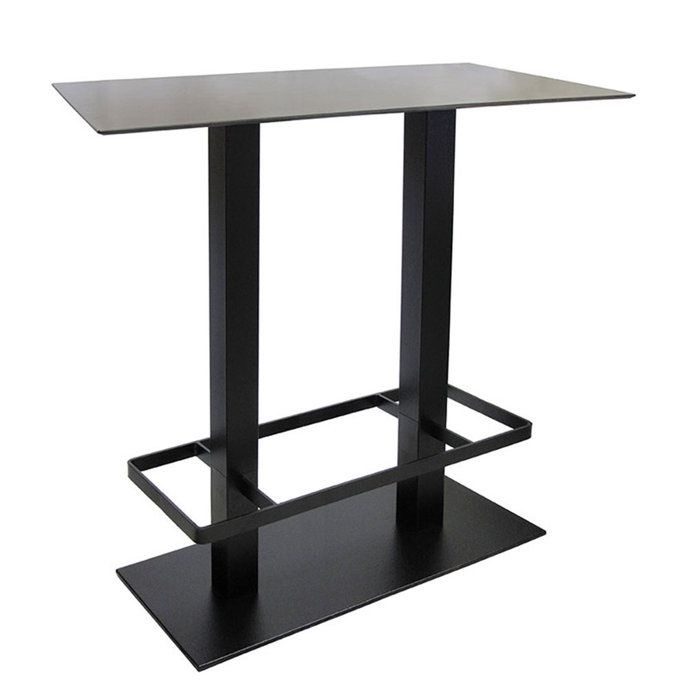 Table base 2 columns with footrest H.110 cm - Spritz