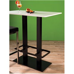 Base tavolo alta 2 colonne con poggiapiedi H.110 cm - Spritz