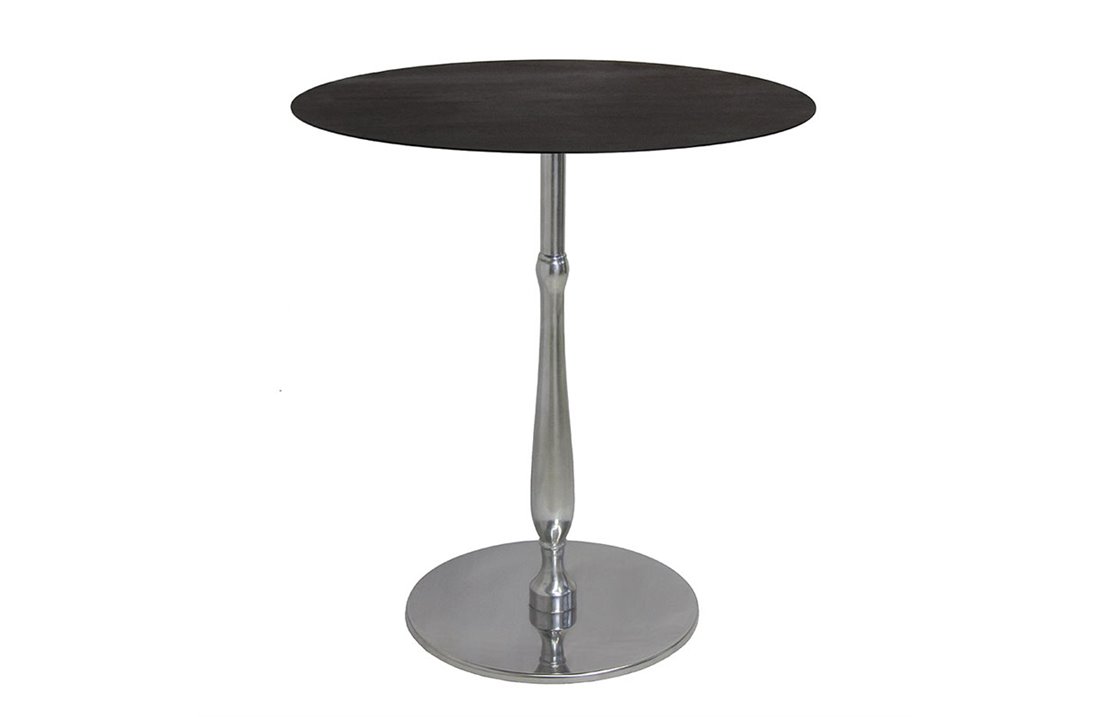 Base tavolo tondo in acciaio H.73 cm - Eclisse