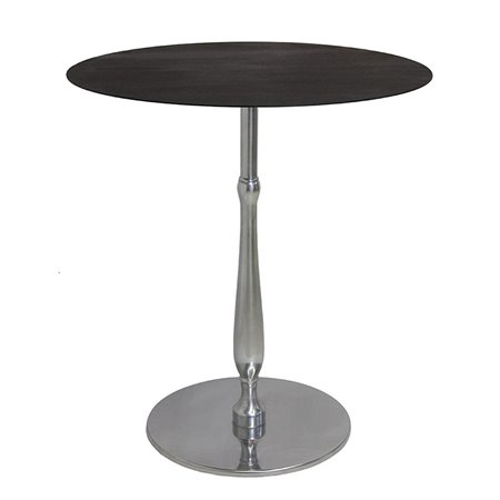 Round steel table base H.73 cm - Eclisse