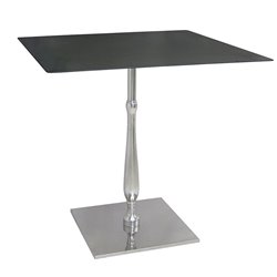 Square steel table base H.73 cm - Eclisse